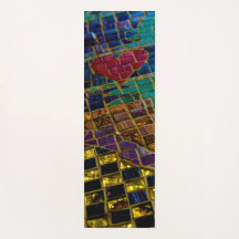 Mosaico del Corazón Rojo colorido