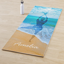 Esterilla De Yoga Motivación-inspiración-playa-personalizado-