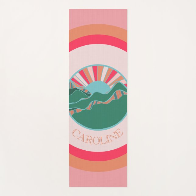 Esterilla De Yoga Mountain Sun Zen (Anverso)