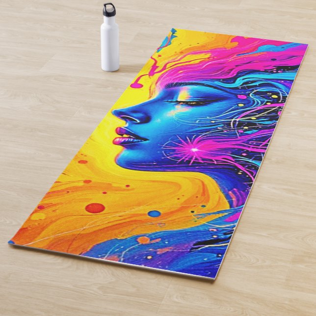 Esterilla De Yoga Mujer abstracta adorable (In situ)