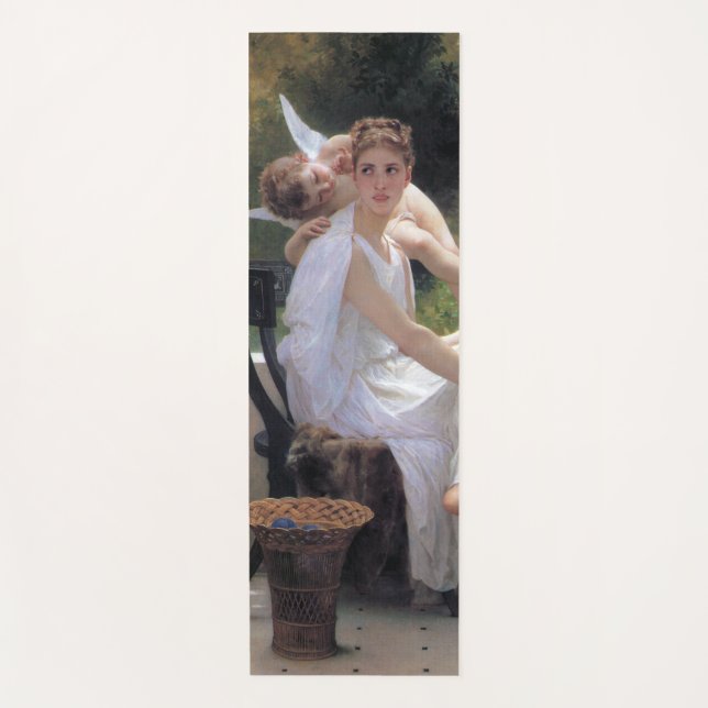 Esterilla De Yoga Mujer con Cupido, Bouguereau (Anverso)