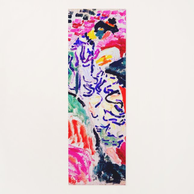 Esterilla De Yoga Mujer japonesa al lado del agua, Matisse (Anverso)