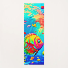 Esterilla De Yoga Mundo Subacuático de Color