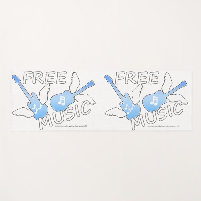 Esterilla De Yoga Música gratis (Anverso (horizontal))
