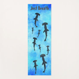 Esterilla De Yoga Nadar en el océano con la yoga de los tiburones