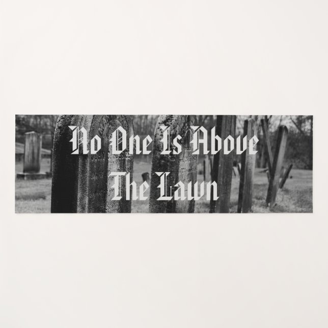 Esterilla De Yoga Nadie Está Sobre El Césped (Anverso (horizontal))