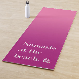 Esterilla De Yoga Namaste En La Playa