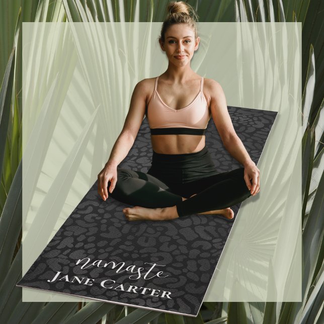 Esterilla De Yoga Namaste personaliza elegante alfombra de yoga de l (Subido por el creador)