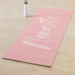 Esterilla De Yoga Namaste personalizó la estera de la yoga