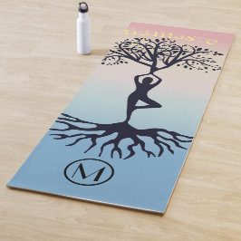 Esterilla De Yoga Namaste Typography Personalizado Yoga personalizad
