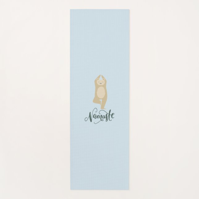 Esterilla De Yoga Namaste Yoga Pose Bear (Anverso)