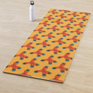 Esterilla De Yoga Naranja de arte de química orgánica de la Molécula