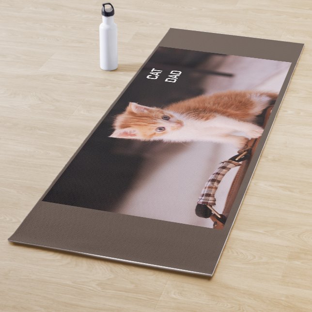 Esterilla De Yoga Naranja Gato Gato Gatito Gatito (In situ)