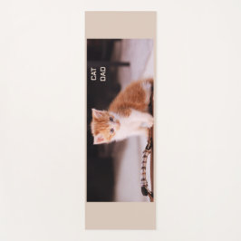 Esterilla De Yoga Naranja Kitten de Pale Taupe "Cat Dad"