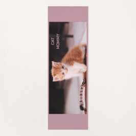 Esterilla De Yoga Naranja Kitten "Gato Mami"