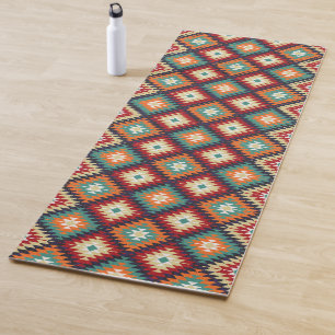 Esterilla De Yoga Naranja Verde Rojo Amarillo Negro Blanco Kilim Ori
