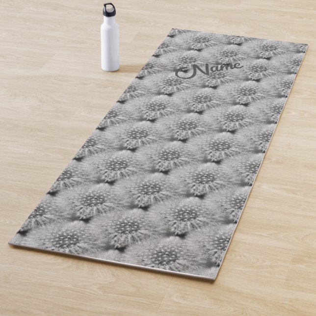 Esterilla De Yoga Naturaleza Fluffy White Dandelions Personalizada (In situ)