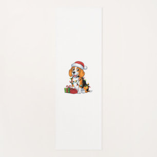 Esterilla De Yoga Navidades de Perros de Santa Hat Beagle