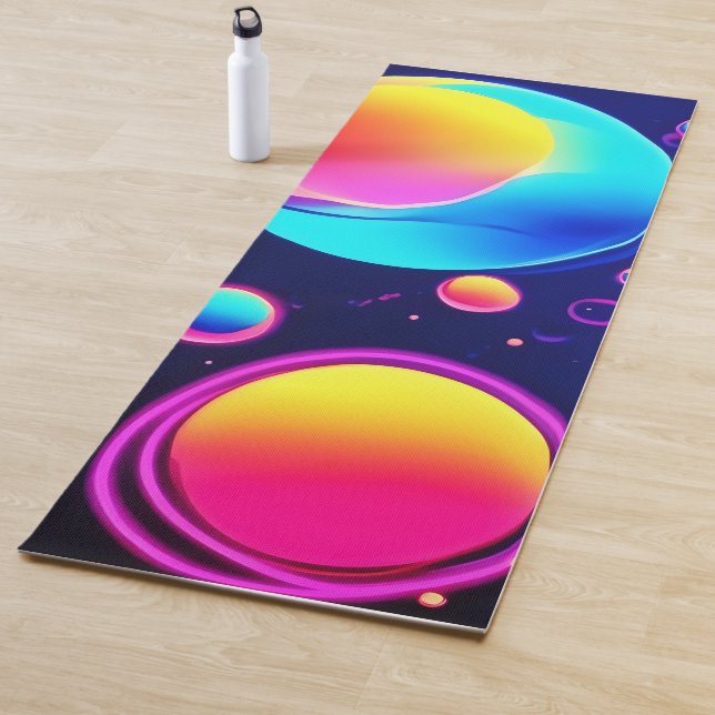 Esterilla De Yoga Neon Bubble Universe (In situ)
