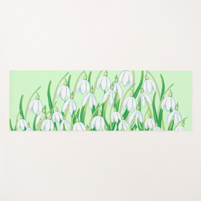 Esterilla De Yoga Nevadas de primavera (Anverso (horizontal))