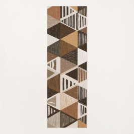Esterilla De Yoga Nigerian patterns on a triangles background