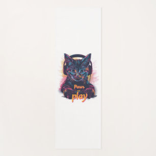 Esterilla De Yoga Nivel de gatos de jugador arriba