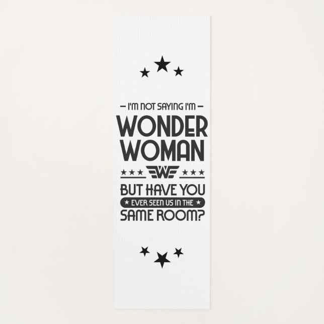 Esterilla De Yoga No estoy diciendo que soy WW (Anverso)