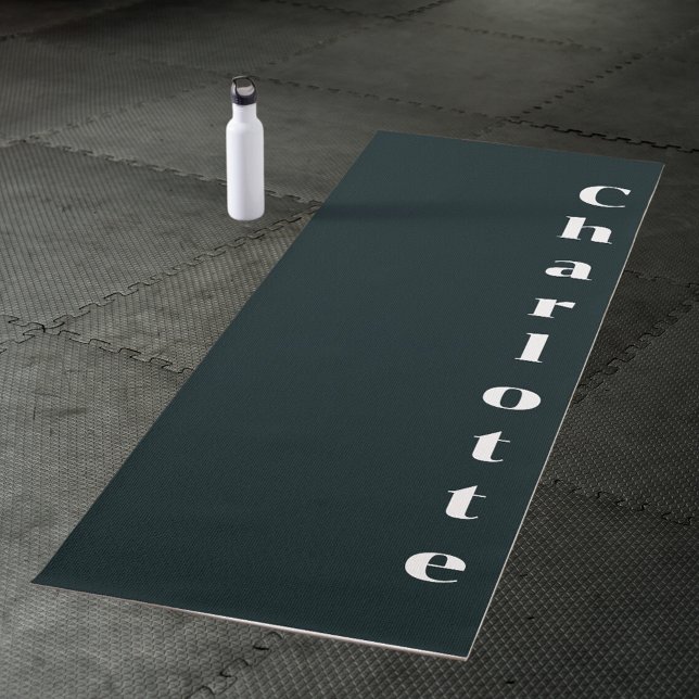 Esterilla De Yoga Nombre blanco negro (Subido por el creador)
