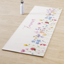 Nombre de acuarela Flor silvestre Minimalista Boho