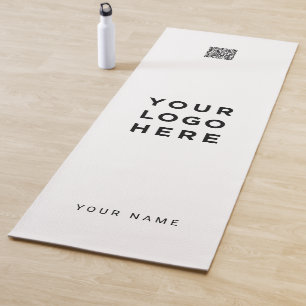 Esterilla De Yoga Nombre de código Qr simple Empresa Promocional