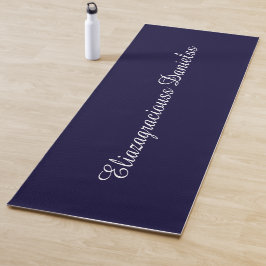 Esterilla De Yoga Nombre de guión elegante moderno personalizado lin