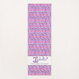 Esterilla De Yoga Nombre de Isabella que significa yoga rosa púrpura