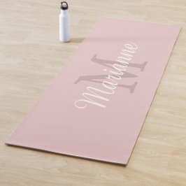 Esterilla De Yoga Nombre de monograma personalizado
