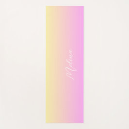 Esterilla De Yoga Nombre de personalizares de degradado