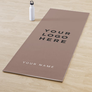 Esterilla De Yoga Nombre del logotipo comercial de Rosewood Brown en
