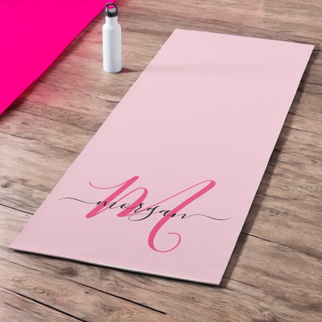 Esterilla De Yoga Nombre del Monograma de Giro de Guión Moderno Cali (Subido por el creador)