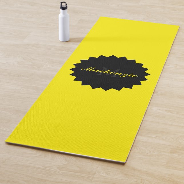 Esterilla De Yoga Nombre e inicio de la esterilidad de yoga amarillo (In situ)
