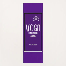 Esterilla De Yoga Nombre Estrella Blanca Índigo