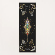 Nombre personalizado Alineado Gold Chakra