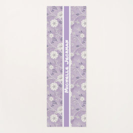 Esterilla De Yoga Nombre personalizado de color morado
