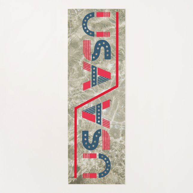 Esterilla De Yoga Nombre personalizado de diseño ecológico (Anverso)