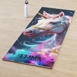 Esterilla De Yoga Nombre personalizado de doble cara de Rainbow Unic