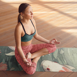 Esterilla De Yoga Nombre personalizado de Koi Fish Yin Yang Water Li