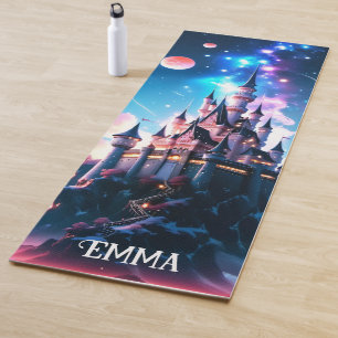 Esterilla De Yoga Nombre personalizado del castillo de fantasía dobl