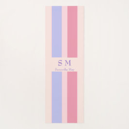 Esterilla De Yoga Nombre personalizado e inicial