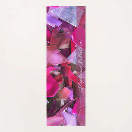 Esterilla De Yoga Nombre personalizado Efecto 3D abstracto Cinta ros