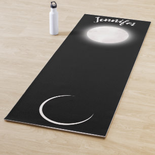 Esterilla De Yoga Nombre personalizado Luna Celestial de luna llena 