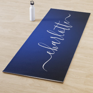 Esterilla De Yoga Nombre Personalizado Moderno Chic Caligrafía