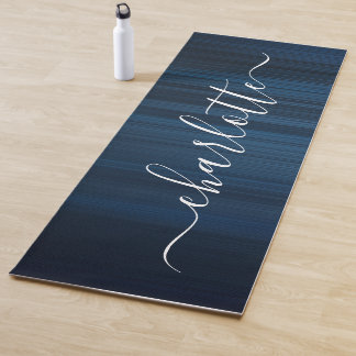 Esterilla De Yoga Nombre Personalizado Moderno Chic Caligrafía