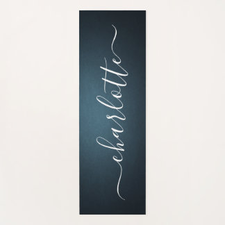 Esterilla De Yoga Nombre Personalizado Moderno Chic Caligrafía